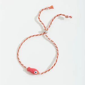 Red fish bracelet #2445